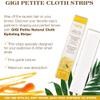 GiGi Waxing Strips for Hair Waxing/Hair Removal, Petite Cloth Strips - 100 Strips view 3