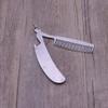 Stainless Steel Beard Comb Pride Fascinators Women Hair Comb Beard for Men Hair and Mustache s Fine Tooth Metal Shopping Carrier Bag Holder Wooden view 3