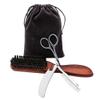 Beaupretty 1set Beard Care Set Portable Grooming Kit Handy Brushes and Storage Bag for Easy Beard Maintenance and Styling view 1