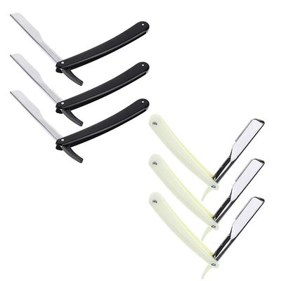 Beaupretty Beard Razor Holder 6pcs Manual Razors Vintage Barber Shaver Set Men's Shaving Tool No Cutting Tool