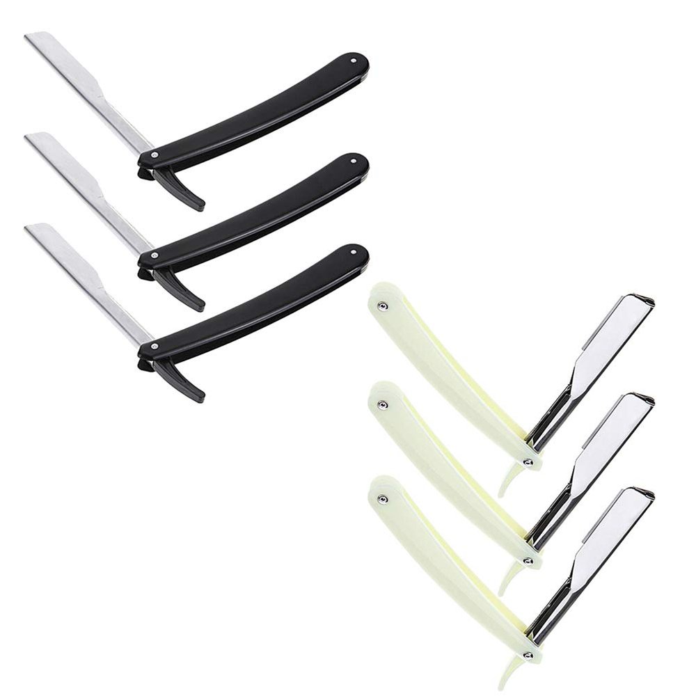 Beaupretty Beard Razor Holder 6pcs Manual Razors Vintage Barber Shaver Set Men's Shaving Tool No Cutting Tool