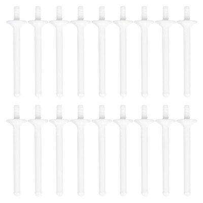 50pcs Nose Hair Wax Stick nose wax rod nostril hair removal Nose Waxing Tools wax spatulas tools for men nose hair removal sticks nasal hair scraper plastic single head Miss white
