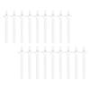 50pcs Nose Hair Wax Stick nose wax rod nostril hair removal Nose Waxing Tools wax spatulas tools for men nose hair removal sticks nasal hair scraper plastic single head Miss white view 3