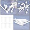 50pcs Nose Hair Wax Stick nose wax rod nostril hair removal Nose Waxing Tools wax spatulas tools for men nose hair removal sticks nasal hair scraper plastic single head Miss white view 4