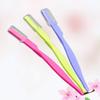 Beaupretty 3pcs Eyebrow Makeup Tool Kit Portable Eyebrow Razor Shaper Trimmer Remover Bulk view 3