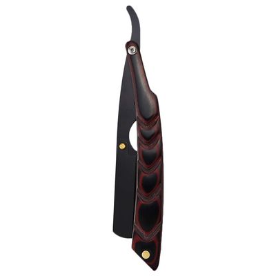 Beaupretty Stainless Steel Beard Trimming Tool for Men Portable Folding Razor Holder for Hairdressing and Beard Shaving Lightweight Design Without Blades Grooming Accessory