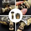 Beaupretty 1 Set Skull Beard Brush Hair Brush Shaving Cream Bowl Skull Beard Shaving Bowl Facial Cleaning Men Tool Shaving Brush Kit Tools Suite Metal Cosmetic Travel view 4