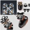 1 Pc Razor Beard Trimmer Multifunctional Electric Shavers Electric Rotary Shavers Men Shaver 5 Head Shaver Men's Rotary shavers Trimming Tools Man Beard abs Body view 2