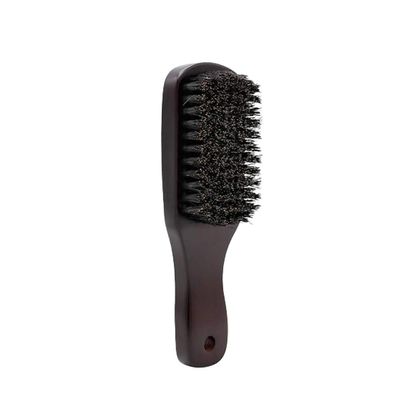 Beard Mustache Fathers Day Men Hair Comb Silver Nail Art Charms Novelty Hair Clips Styling Comb Man Bristles Wooden