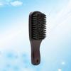 Beard Mustache Fathers Day Men Hair Comb Silver Nail Art Charms Novelty Hair Clips Styling Comb Man Bristles Wooden view 4