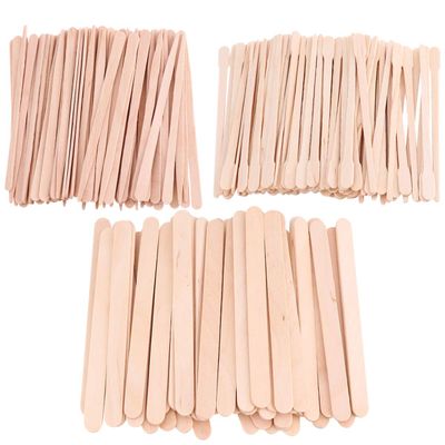Beaupretty 600pcs Hair Removal Kit Hair Removal Tool Sticks Beauty Sticks Lollipops Body Stick for Hair Applicator Wooden