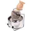Beaupretty 1set Shaving Tools for Men Convenient Beard Care Kit Bowl Brush and Rack Lightweight and Easy to Use for Grooming and Storage view 1