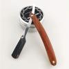 Beaupretty Chic Vintage Metal Razor for Men Manual Straight Barber Razor for Safe Shaving for Beard and Hair Grooming Salons and Barbershops view 2