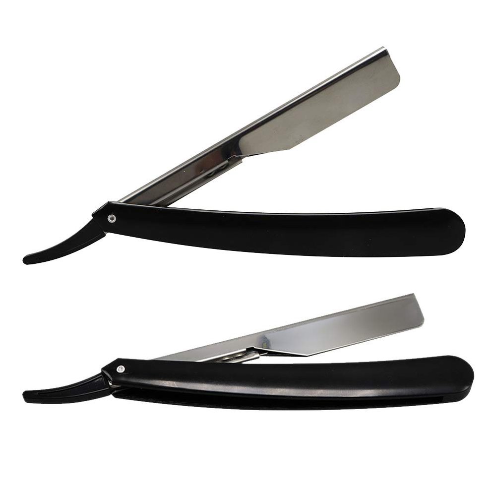 Beaupretty 2pcs Mquinas De Afeitar Para Hombres Mens Beard Shaver Shaver Shaving Razor Space-saving Men Razor Metal Safety s Man Straight Portable
