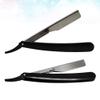 Beaupretty 2pcs Mquinas De Afeitar Para Hombres Mens Beard Shaver Shaver Shaving Razor Space-saving Men Razor Metal Safety s Man Straight Portable view 2
