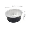 6pcs Wax Bowl Aluminum Foil Plate Mini Waxing Pot Wax Warmer Liners Baking Cake Bowl Wax Pot Food Container Depilatory Bowl Waxing Container Hair Microwave Bowl Round view 2