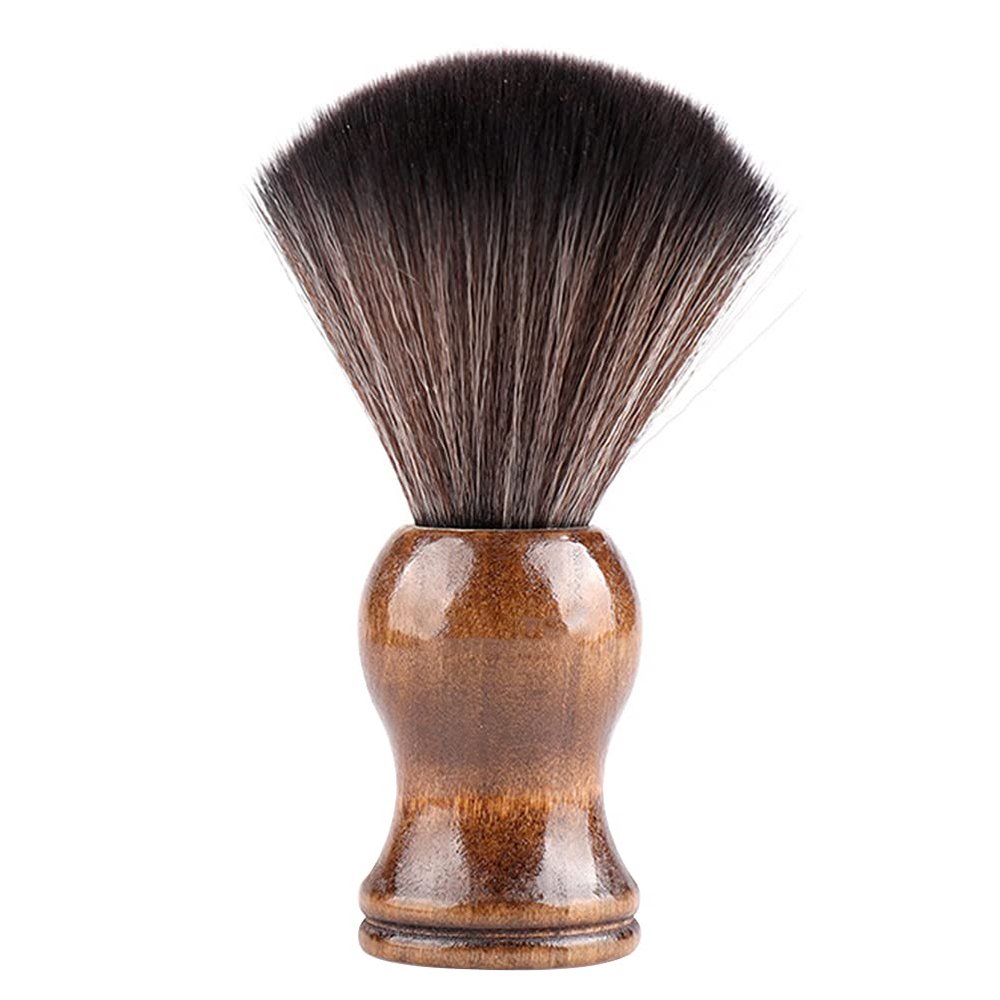1pc Men's Beard Brush Mustache Shaving Brush Facial Shaving Men Shaving Kit Razor for Face Mens Tools for Men Personal Care Supplies Bristle Hair Portable Suite Travel