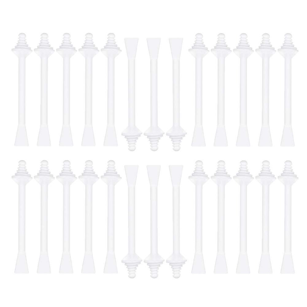 Beaupretty 40pcs Makeup Stirring Rod Manicure Kit Disposable Cleaning Kits Disposable Hair Removal Rod Nose and Ear Hair Removal Ear Cleaning Small Wax