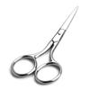 Beaupretty 2pcs Stainless Steel Eyebrow Trimmer and Nose Hair Scissors Small and Vibrissa Scissors for Precision Grooming Safe for Delicate Areas Multi-use Grooming Tools view 3