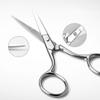 Beaupretty 2pcs Stainless Steel Eyebrow Trimmer and Nose Hair Scissors Small and Vibrissa Scissors for Precision Grooming Safe for Delicate Areas Multi-use Grooming Tools view 4