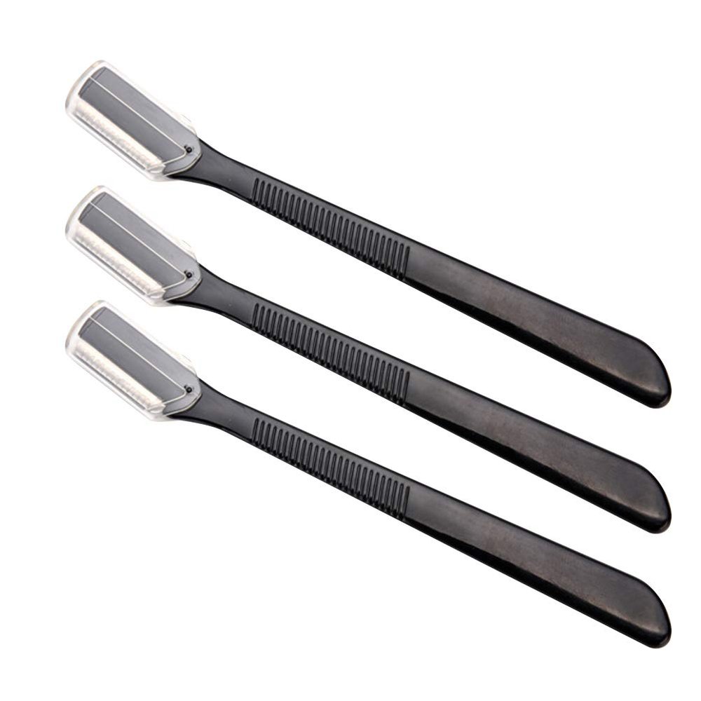 12pcs Eyebrow Razor Kit Eyebrow Shaping Tool Lady Facial Trimmer Travel Toiletry Microblading Razor Face Shaver for Women Facial Hair Lady Tools Make up Makeup Set Miss