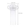 10pcs Combs for Women Decorative Hair Combs Wedding Decor Rhinestone Hairpin Flower Bridal Hair Comb Pearl Hair Accessories Women Headdress Women's Hair Piece Rhinestones view 2