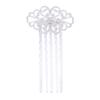10pcs Combs for Women Decorative Hair Combs Wedding Decor Rhinestone Hairpin Flower Bridal Hair Comb Pearl Hair Accessories Women Headdress Women's Hair Piece Rhinestones view 3