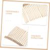 Beaupretty 4pcs Rhinestone Hair Comb Elegant Floral Design Headdress for Women for Weddings and Parties Material Stylish Bang Hair Insert Accessory Style b view 3