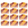 12pcs 23 Teeth Hair Clip Combs Side Combs for Fine Hair Comb for Men Bridal Headpiece for Women French Wedding Teeth Comb pin Fashion Accessories Miss view 1