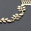 Beaupretty 2pcs Golden Leaf Tassel Chain Hair Comb Elegant Bridal Hair Jewelry for Weddings Parties and Special Occasions Lightweight and Chic view 4
