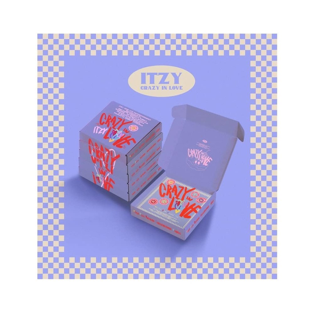 JYP Ent. ITZY - CRAZY IN LOVE [Random Ver.] (Vol.1) Album+Extra Photocards Set