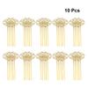 10pcs Women Hair Comb Hair Pin Metal Hair Clips for Women Flower Hairpin Combs Bridal Tiara Pearl Hair Accessories Hair Barrettes Hair Accessories Prom Petals Miss Vintage view 3