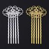 10pcs Women Hair Comb Hair Pin Metal Hair Clips for Women Flower Hairpin Combs Bridal Tiara Pearl Hair Accessories Hair Barrettes Hair Accessories Prom Petals Miss Vintage view 4