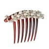 Beaupretty Alloy Rhinestone Hair Comb for Women Retro Style Hair Accessory and Non-damaging Comb for Special Occasions view 1