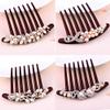 Beaupretty Alloy Rhinestone Hair Comb for Women Retro Style Hair Accessory and Non-damaging Comb for Special Occasions view 2