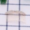 1pc Rhinestone Hair Combs Bridal Hair Clip Eyelashes for Dolls Flower Headpiece Wedding Veil Comb Wedding Hair Clips for Brides Bridal Hair Pins A058 Pearl Headgear view 2