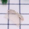 1pc Rhinestone Hair Combs Bridal Hair Clip Eyelashes for Dolls Flower Headpiece Wedding Veil Comb Wedding Hair Clips for Brides Bridal Hair Pins A058 Pearl Headgear view 4