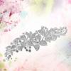 Beaupretty Flower Rhinestone Bride Hair Comb Chic Headdress Wedding Accessories for Women Elegant Silver Hair Decor for Special Events and Photography view 4