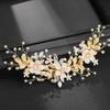 Beaupretty Bridal Hair Comb Rhinestone and Pearl Accents Elegant Wedding Headpiece for Brides Handmade Hair Accessories for Special Occasions for Weddings and Bridal Parties view 2