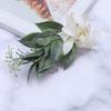 Beaupretty Simple Bride Hair Comb Headdress Elegant Floral Accessory for Wedding Parties and Photography Lightweight Handmade Design White for Brides and Special Occasions view 2