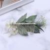 Beaupretty Simple Bride Hair Comb Headdress Elegant Floral Accessory for Wedding Parties and Photography Lightweight Handmade Design White for Brides and Special Occasions view 3