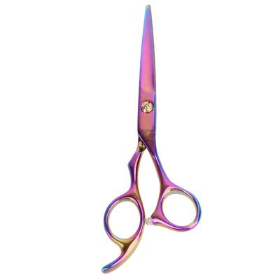 Hair Cutting Scissors, 1 Pcs Professional 6 inch Stainless Steel Colorful Hairdressing Scissor Barber Cutting Scissor Barber Salon Tools BY ZZYY