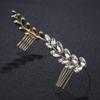 Bridesmaid Hair Accessories Crystal Headpiece Tiara for Girls Bridal Headdress Flower Girl Hair Pearl Headpiece Diamond Headpiece Bridal Comb Olive Branch Wedding view 3
