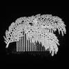Beaupretty Delicate Leaf Design Bridal Hair Comb Rhinestones Elegant Wedding Headpiece for Women for Parties and Special Occasions Chic Hair Accessories for Brides and Bridesmaids view 2