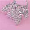 Beaupretty Delicate Leaf Design Bridal Hair Comb Rhinestones Elegant Wedding Headpiece for Women for Parties and Special Occasions Chic Hair Accessories for Brides and Bridesmaids view 4