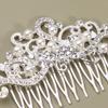 Bridesmaid Hair Comb Vintage Hair Accessories Women Side Comb Bridal Accessories Rose Bridal Clip Bride Headpieces for Wedding Tiara Metal Women's Antique view 4