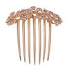 Beaupretty Rhinestone Hair Comb for Women Elegant Crystal Hair Insert Accessory for Weddings Parties and Dances Unique Design for Enhanced Beauty view 1
