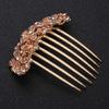 Beaupretty Rhinestone Hair Comb for Women Elegant Crystal Hair Insert Accessory for Weddings Parties and Dances Unique Design for Enhanced Beauty view 3