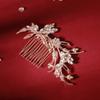 Beaupretty 1pc Elegant Crystal Hair Comb Creative Cirrus Shape Hair Accessory for Weddings Parties and Special Occasions Stylish Comb for Women and Girls view 4