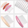 Beaupretty 3pcs Women Girls Classic Slip Wide Tooth Hair Comb Candy Hair Accessories for Types for Parties and Special Occasions view 3